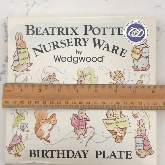 Prince William~Wedgwood Beatrix Potter Peter Rabbit~BIRTHDAY Plate 1982 - Picture 5 of 7